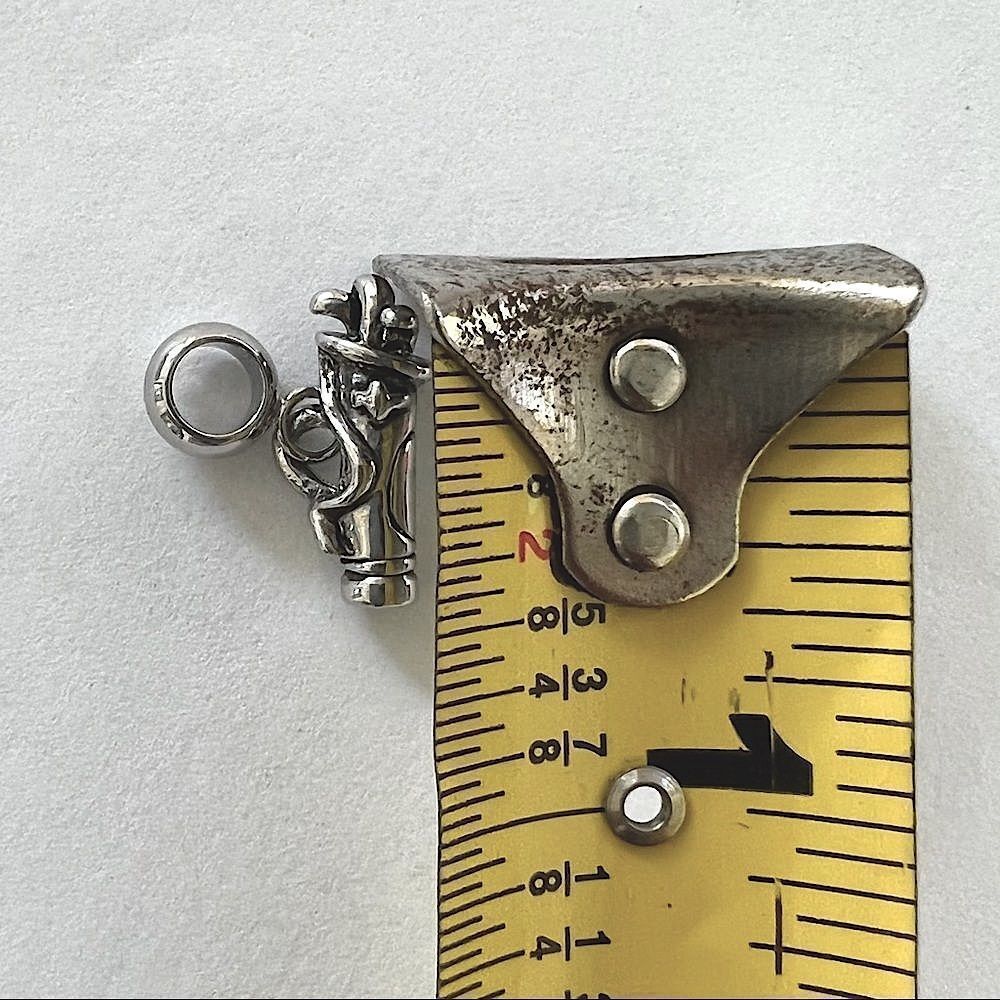 Silver Golf Bag Charm - Picture 3 of 3